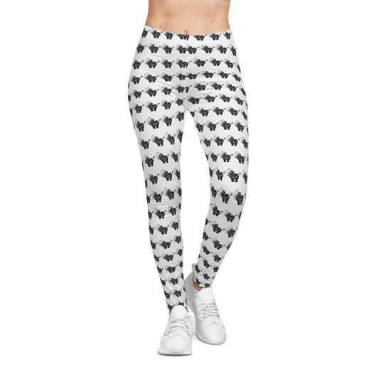 ALNH  Pattern Leggings — Women's Casual All-Over-Print Yoga Leggings