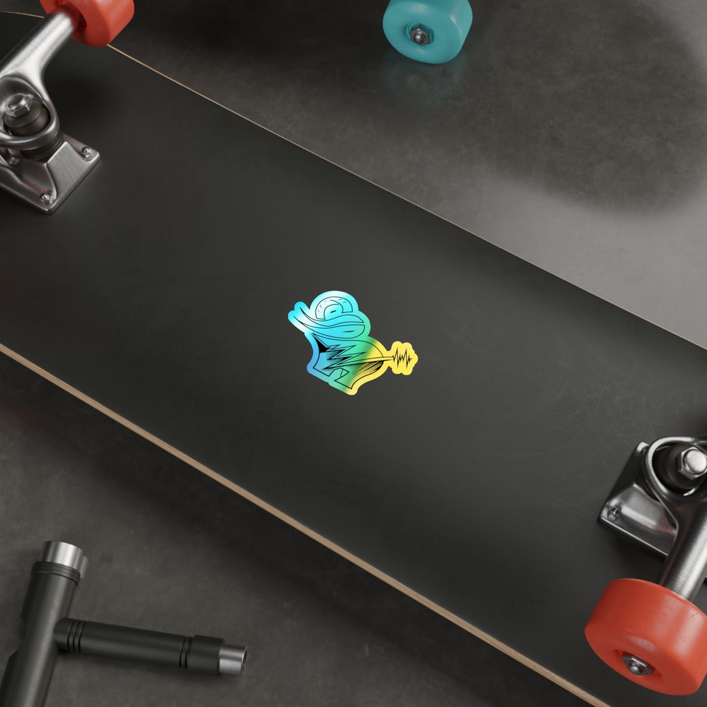 ALNH APPAREL Holographic Die-cut Stickers