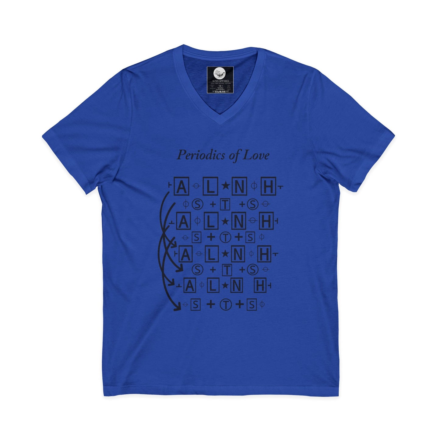 Periodic Table of Love V-Neck Tee