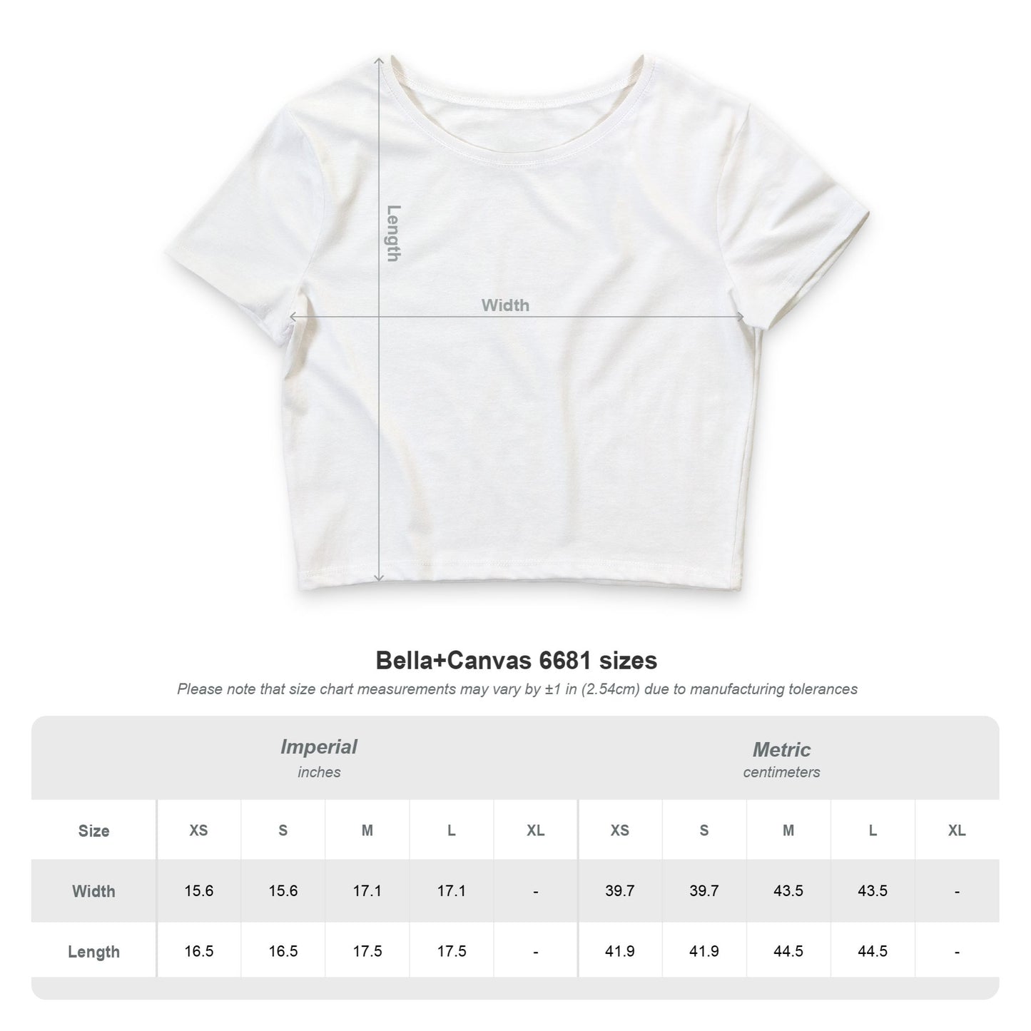 Women’s Poly-Cotton Crop Tee