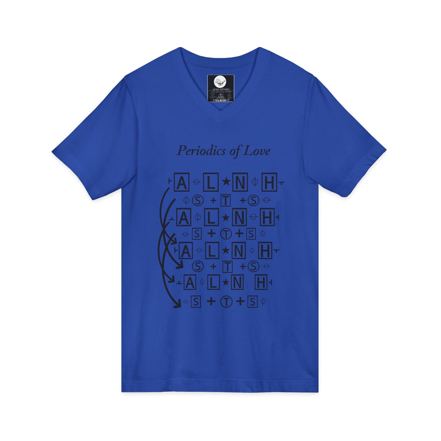 Periodic Table of Love V-Neck Tee