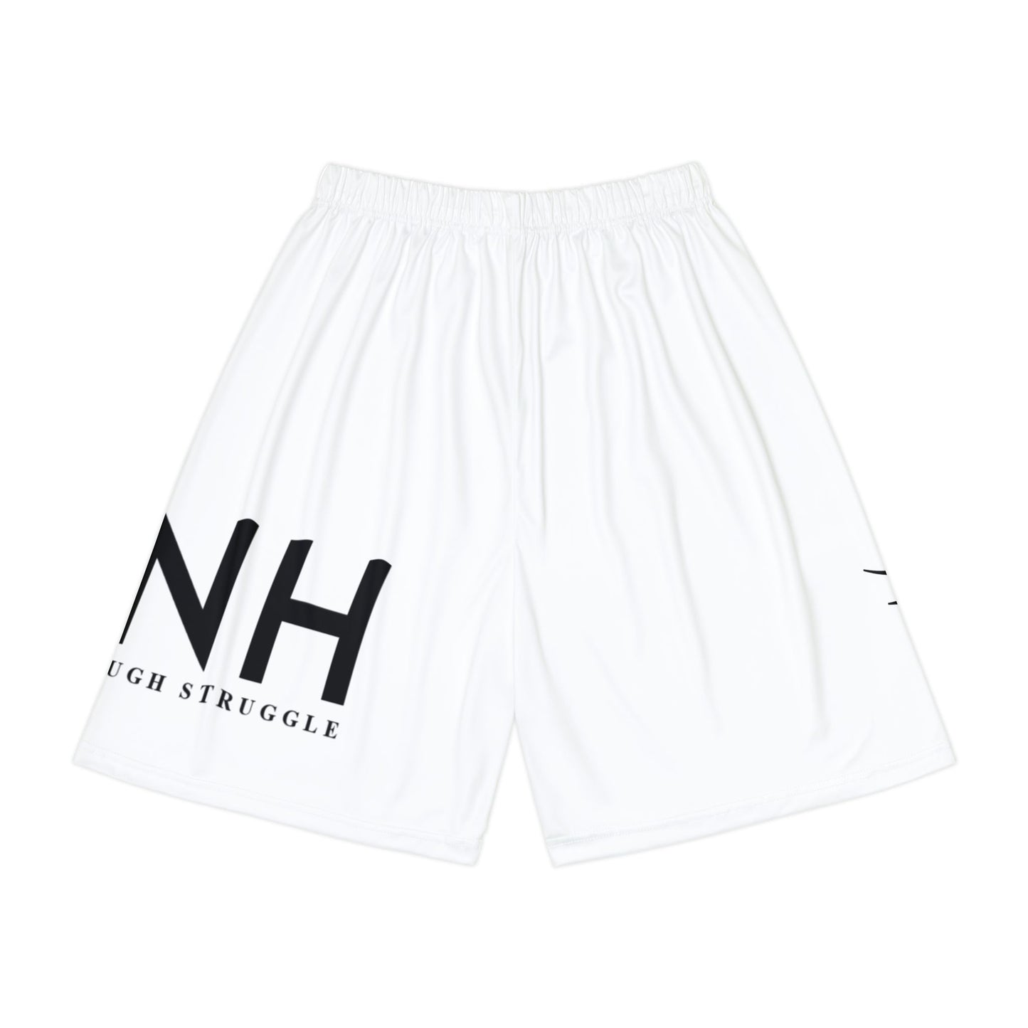 Men’s Sports Shorts – Bold “ALNH Strength Through Struggle” Athletic Shorts