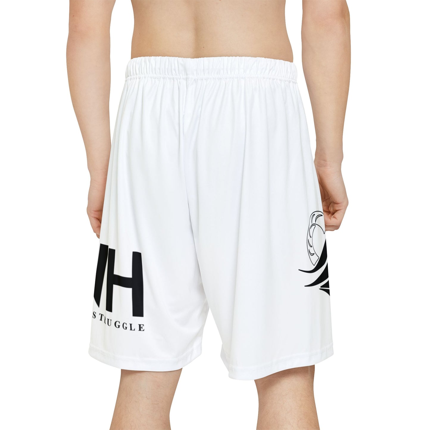 Men’s Sports Shorts – Bold “ALNH Strength Through Struggle” Athletic Shorts