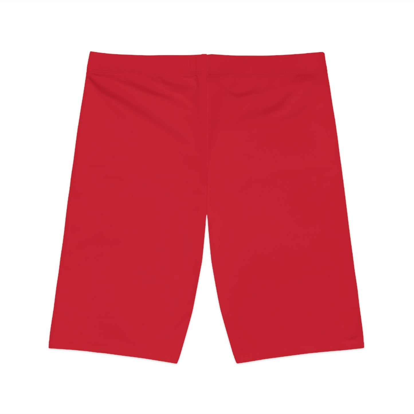 A.L.N.H Women's Red Bike Shorts with Artistic Design - Activewear for Cycling and Fitness