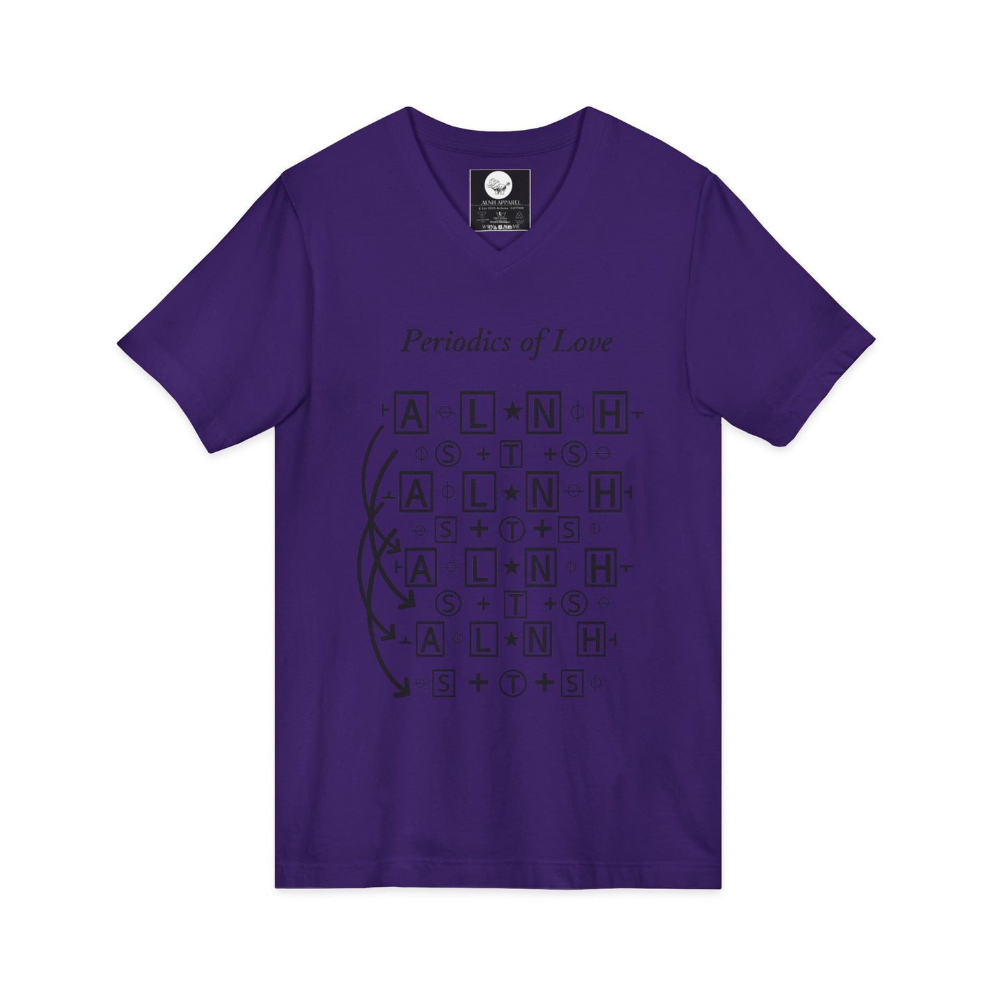 Periodic Table of Love V-Neck Tee