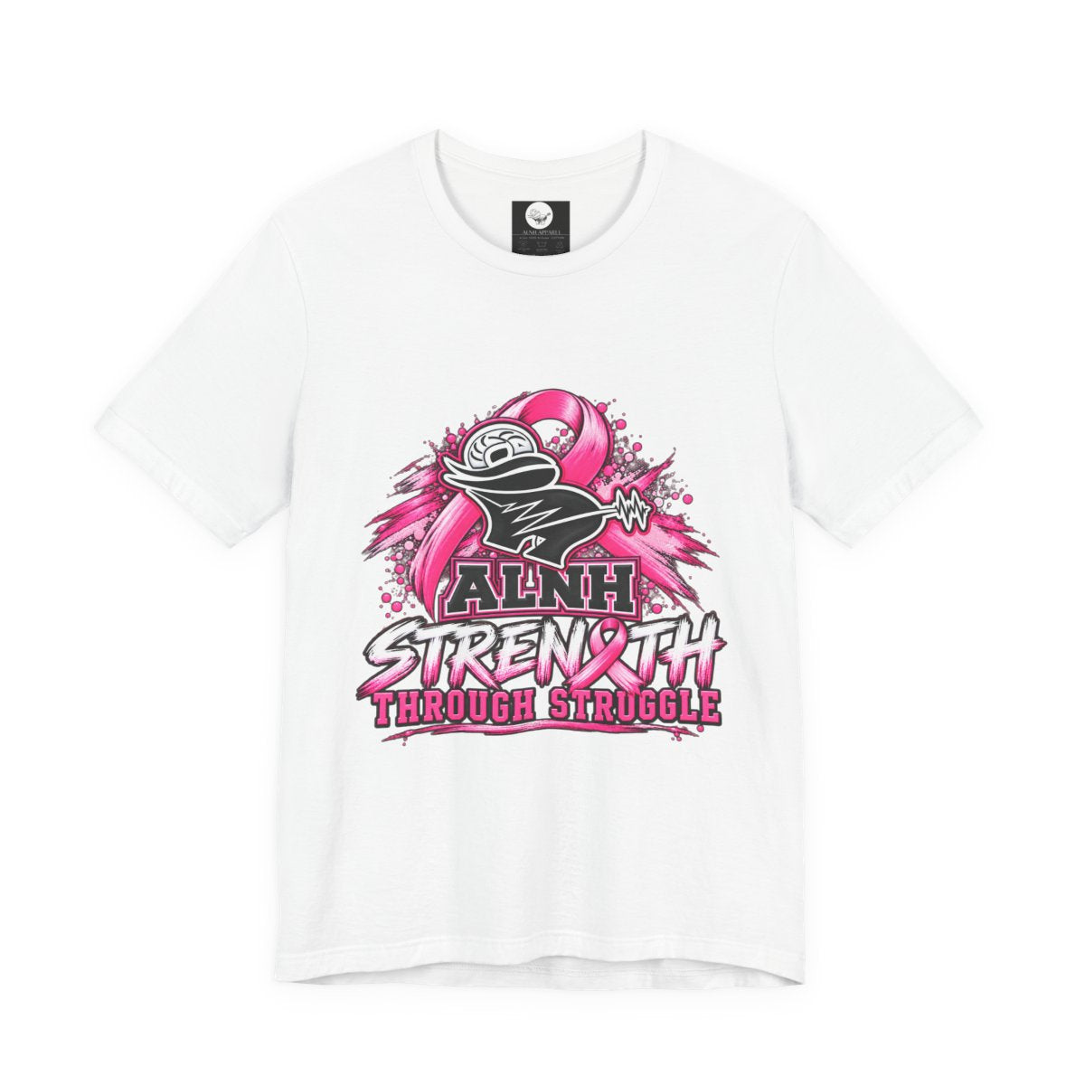 Cancer Strength Tee — "Strength Through Struggle" Breast Cancer Awareness T-Shirt